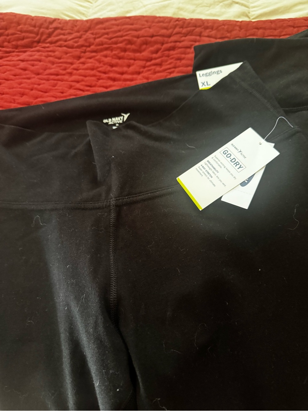 Old Navy Black GO-DRY Girls' Leggings - XL